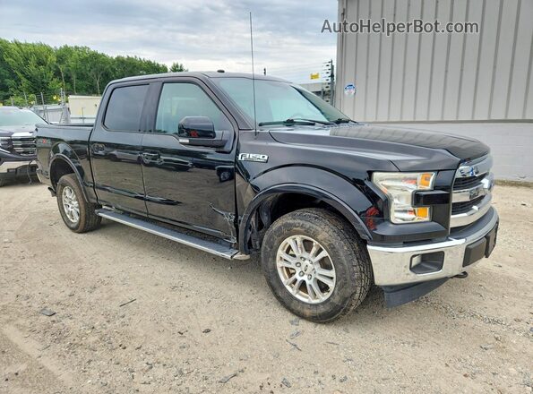 1FTEW1EF4HFC49675 2017 FORD F150 Black Передня права чверть