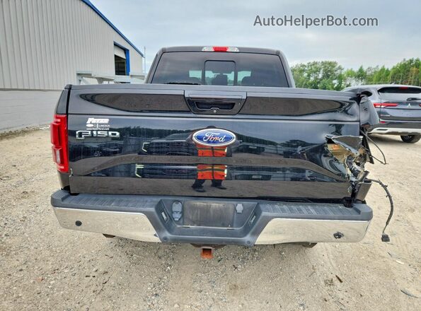 1FTEW1EF4HFC49675 2017 FORD F150 Black Вид ззаду
