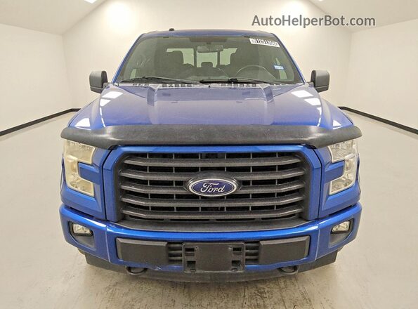 1FTEW1EF4HKC41521 2017 FORD F150 Синий Вид спереди