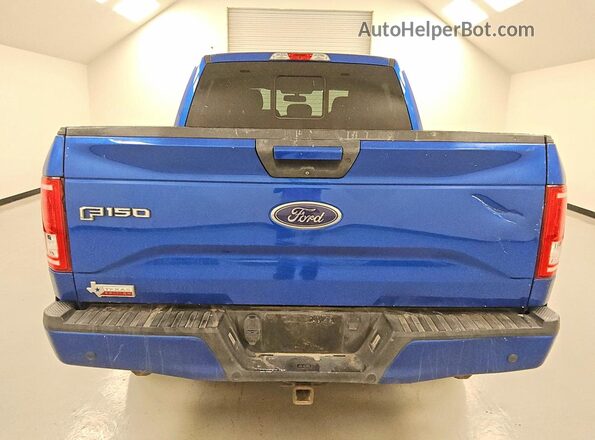 1FTEW1EF4HKC41521 2017 FORD F150 Синий Вид сзади