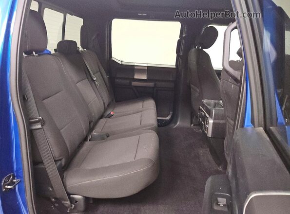 1FTEW1EF4HKC41521 2017 FORD F150 Синий Вид задних сидений