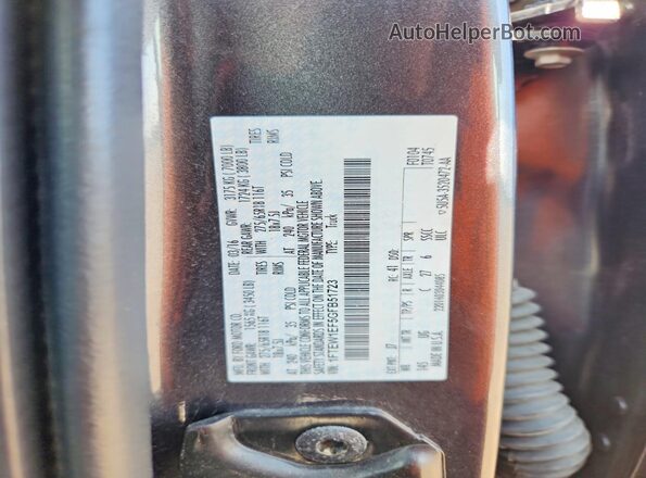 1FTEW1EF5GFB51723 2016 FORD F150 Gray Вид підкапотного простору
