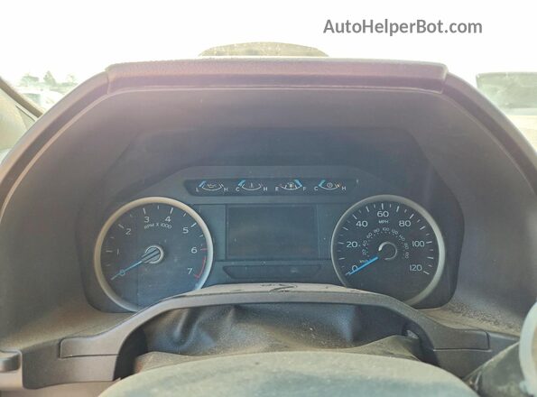 1FTEW1EF5GFB51723 2016 FORD F150 Gray Вид щитка приладів
