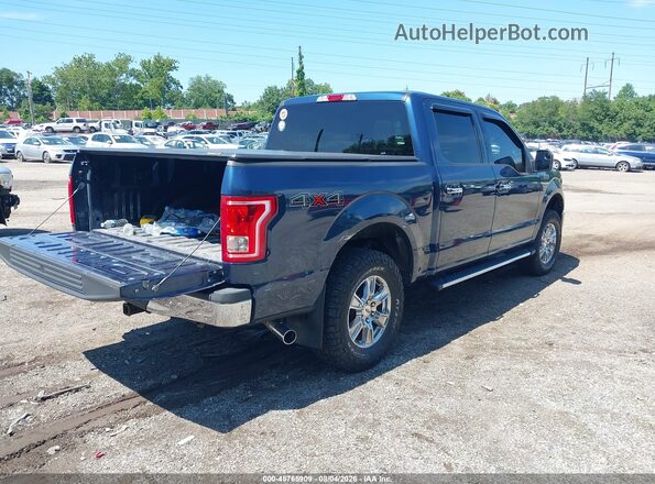 1FTEW1EF5GFD09588 2016 FORD F150 Синий Задняя правая четверть