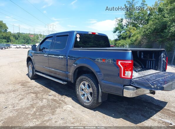 1FTEW1EF5GFD09588 2016 FORD F150 Синий Задняя левая четверть
