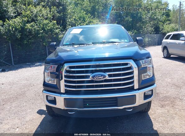 1FTEW1EF5GFD09588 2016 FORD F150 Синий Вид задней части салона