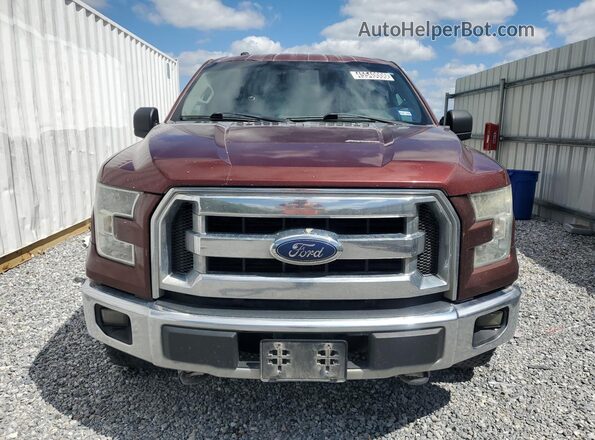 1FTEW1EF5GKD90096 2016 FORD F150 Бордовый Панорамный вид салона 360°