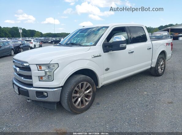 1FTEW1EF5HFA83408 2017 FORD F150 Белый Передняя левая четверть