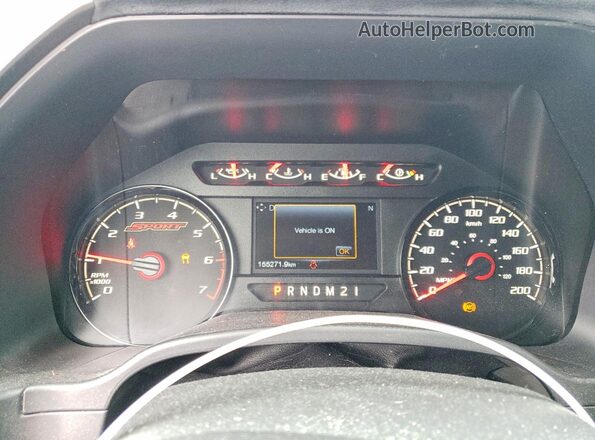 1FTEW1EF5HFB95576 2017 FORD F150 Black ხელსაწყოთა პანელის ხედი