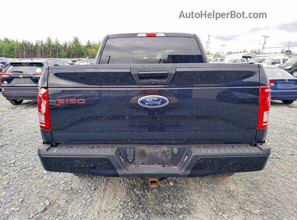 1FTEW1EF5HFB95576 2017 FORD F150 Black უკანა ხედი