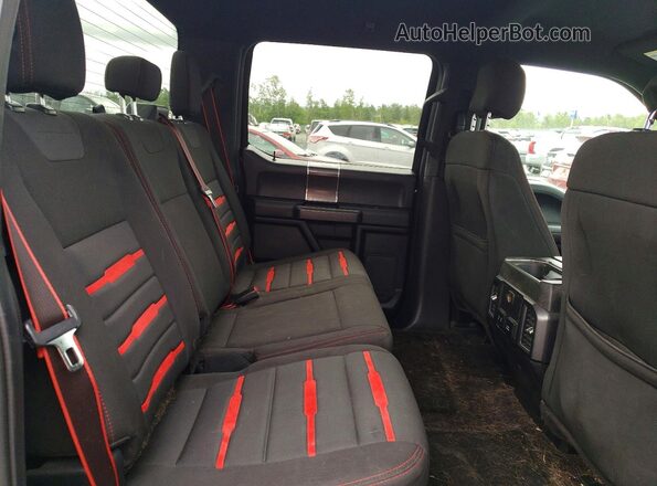 1FTEW1EF5HFB95576 2017 FORD F150 Black უკანა სავარძლების ხედი