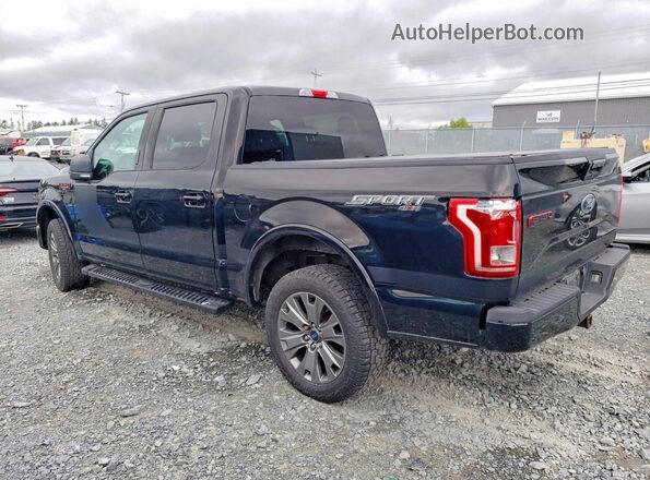 1FTEW1EF5HFB95576 2017 FORD F150 Black უკანა მარცხენა