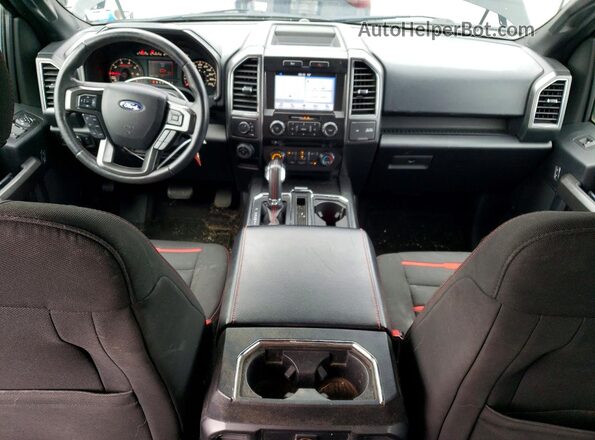 1FTEW1EF5HFB95576 2017 FORD F150 Black წინა პანელის ხედი