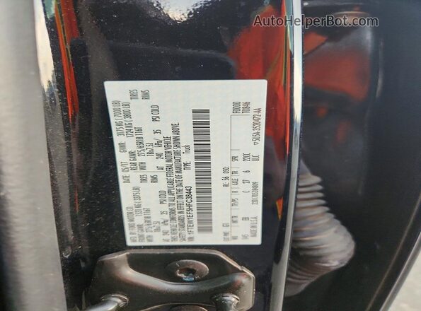 1FTEW1EF5HFC38443 2017 FORD F150 Black Շարժիչի բաժամունքի տեսք