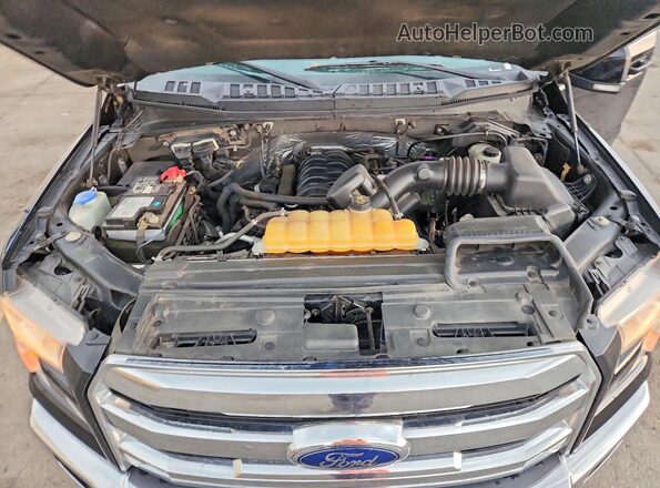 1FTEW1EF5HFC38443 2017 FORD F150 Black Սալոնի հետևի տեսք