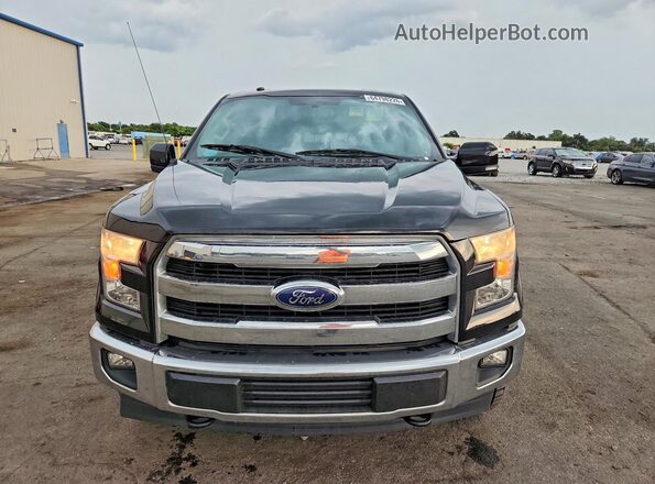 1FTEW1EF5HFC38443 2017 FORD F150 Black Դիմացի տեսք