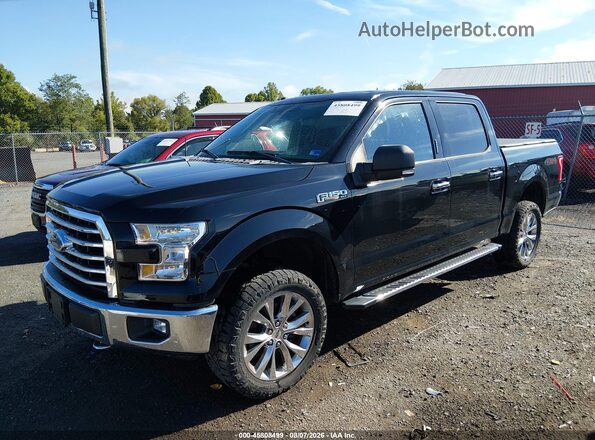 1FTEW1EF5HKC15915 2017 FORD F150 Черный Передняя левая четверть