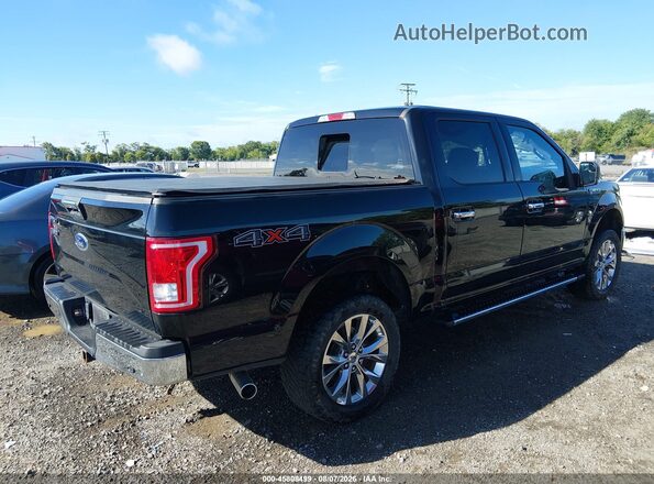 1FTEW1EF5HKC15915 2017 FORD F150 Черный Задняя правая четверть