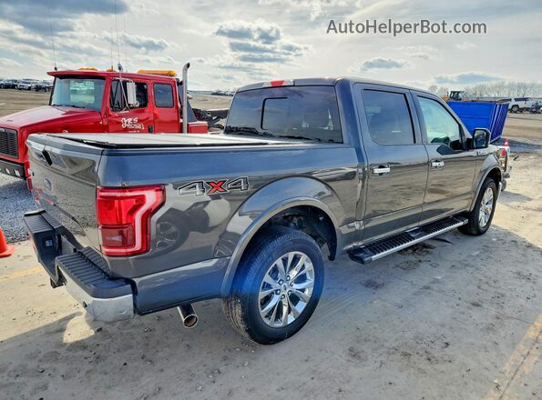 1FTEW1EF5HKC52060 2017 FORD F150 Charcoal წინა პანელის ხედი
