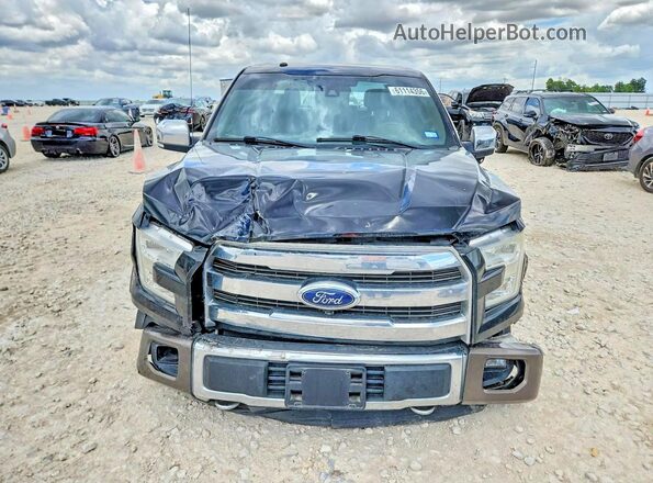 1FTEW1EF6GFC05742 2016 FORD F150 Black Front view