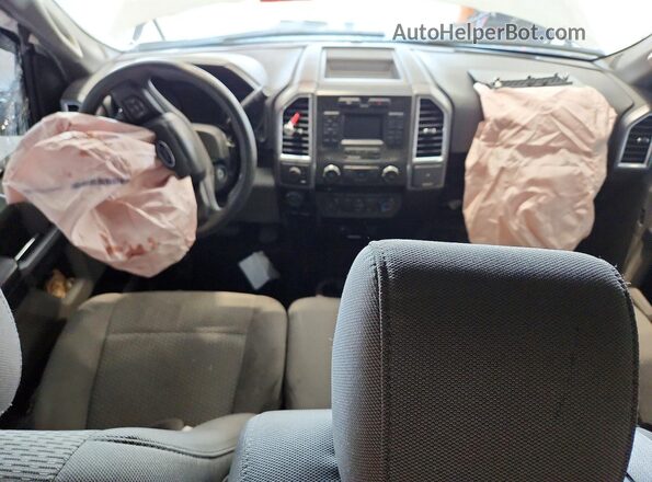 1FTEW1EF6GFC08477 2016 FORD F150 White Вид панелі приладів