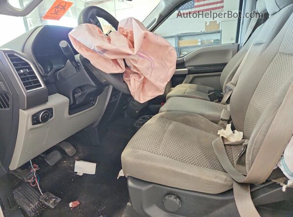 1FTEW1EF6GFC08477 2016 FORD F150 White Вид салону спереду