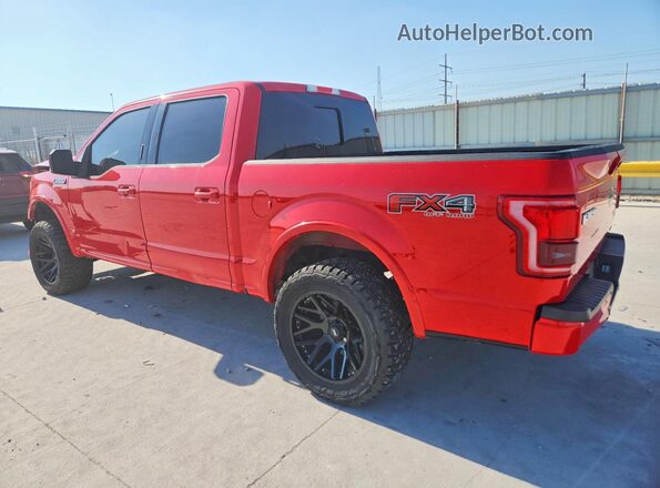 1FTEW1EF6GKE65095 2016 FORD F150 Red უკანა მარცხენა
