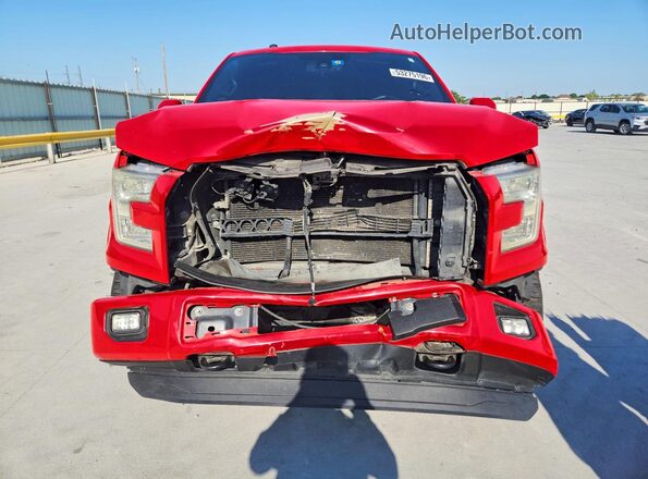 1FTEW1EF6GKE65095 2016 FORD F150 Red წინა ხედი