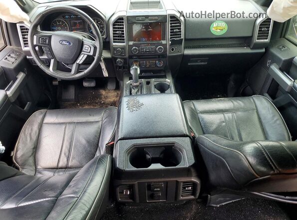 1FTEW1EF6GKF88394 2016 FORD F150 Black Vista del salpicadero