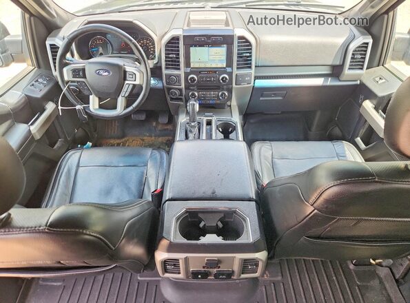 1FTEW1EF6HFC69541 2017 FORD F150 Black Առջևի վահանակի տեսք