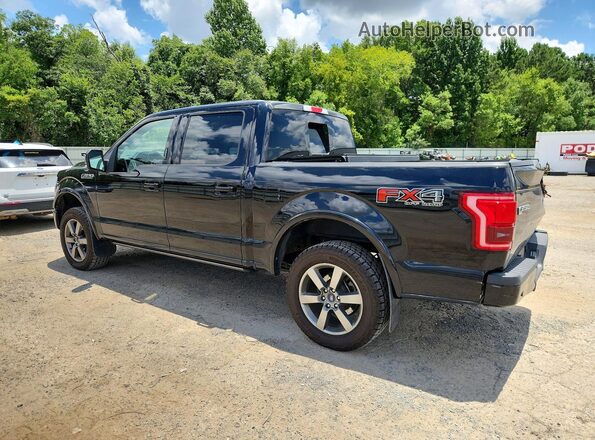 1FTEW1EF6HFC69541 2017 FORD F150 Black Հետևի ձախ