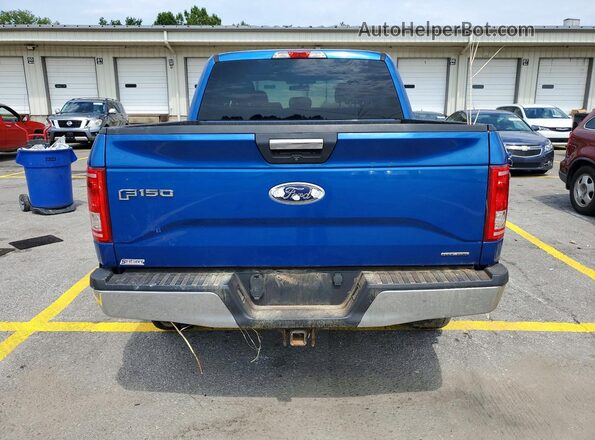 1FTEW1EF7GFA39201 2016 FORD F150 Синий Вид сзади