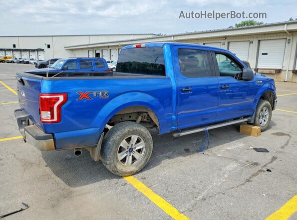 1FTEW1EF7GFA39201 2016 FORD F150 Синий Задняя правая четверть