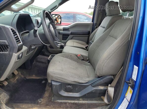 1FTEW1EF7GFA39201 2016 FORD F150 Синий Вид салона спереди