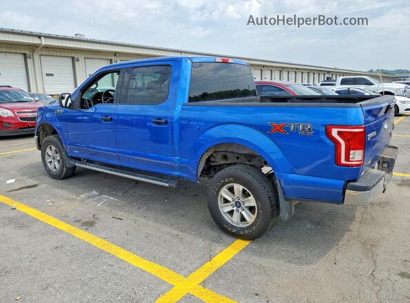 1FTEW1EF7GFA39201 2016 FORD F150 Синий Задняя левая четверть