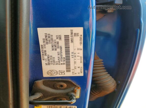 1FTEW1EF7GFA39201 2016 FORD F150 Синий Вид подкапотного пространства