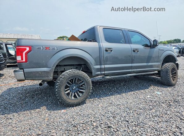 1FTEW1EF7GFB37774 2016 FORD F150 Gray Հետևի աջ