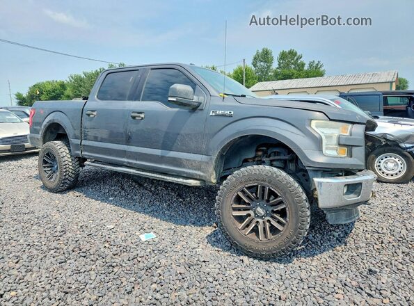 1FTEW1EF7GFB37774 2016 FORD F150 Gray Առջևի աջ