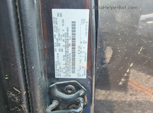 1FTEW1EF7GFB37774 2016 FORD F150 Gray Շարժիչի բաժամունքի տեսք