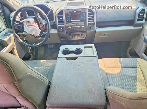 1FTEW1EF7GFB37774 2016 FORD F150 Gray Առջևի վահանակի տեսք