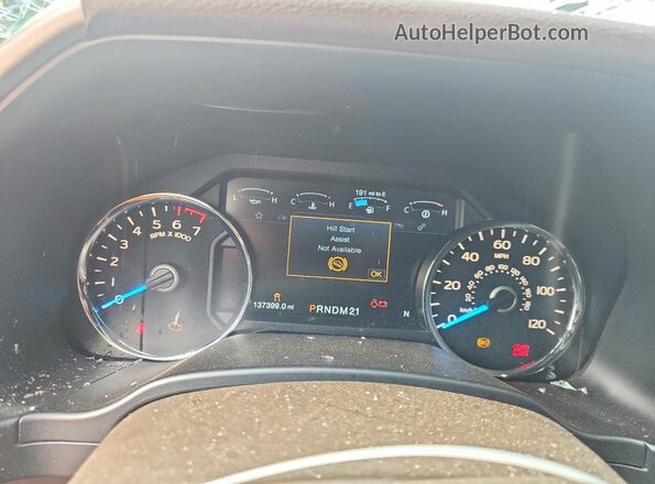 1FTEW1EF7HFB62076 2017 FORD F150 Red Instrument cluster view