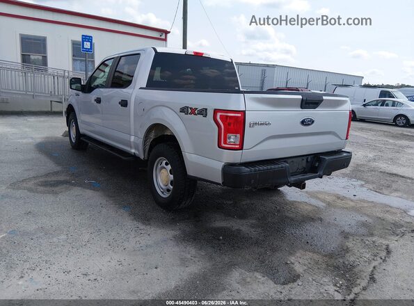 1FTEW1EF7HKE40451 2017 FORD F150 Серебряный Задняя левая четверть