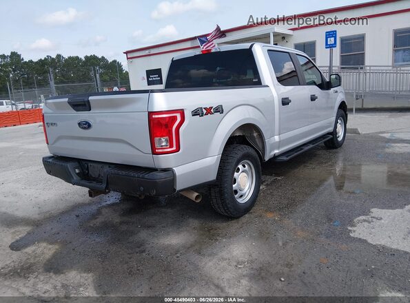 1FTEW1EF7HKE40451 2017 FORD F150 Серебряный Задняя правая четверть