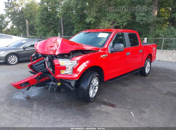 1FTEW1EF8HKE07331 2017 FORD F150 Red Front left