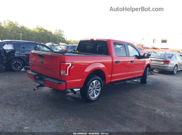 1FTEW1EF8HKE07331 2017 FORD F150 Red Rear right