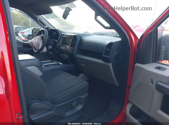 1FTEW1EF8HKE07331 2017 FORD F150 Red Front interior view