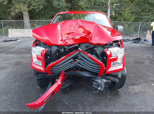 1FTEW1EF8HKE07331 2017 FORD F150 Red Front view