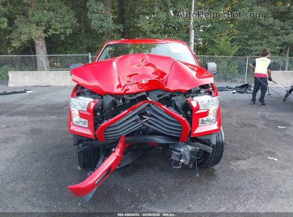 1FTEW1EF8HKE07331 2017 FORD F150 Red Dashboard view