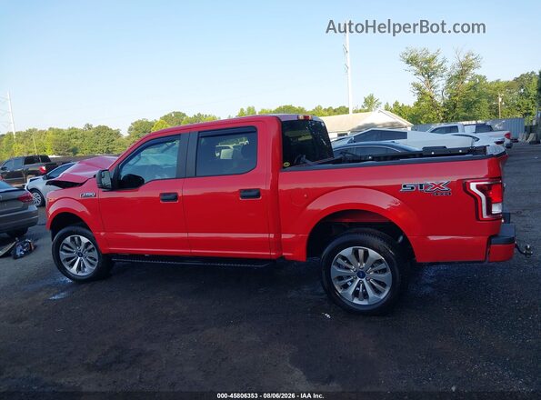 1FTEW1EF8HKE07331 2017 FORD F150 Red Rear interior view