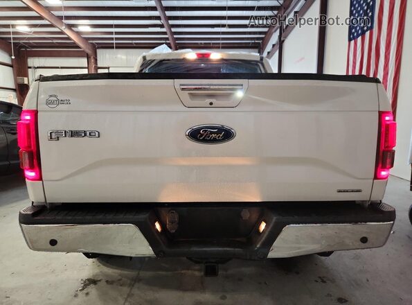 1FTEW1EF9GFC63599 2016 FORD F150 White Widok z tyłu